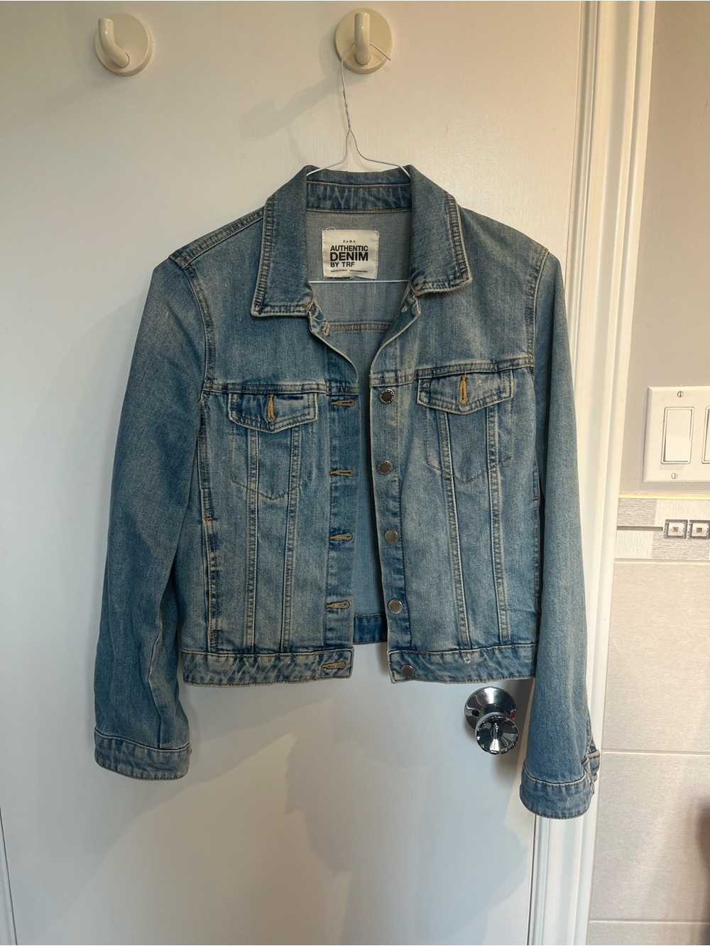 Zara Light Blue Denim Jean Jacket